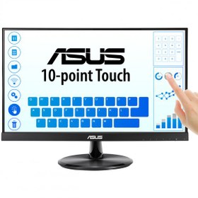 Resim 21,5 ASUS VT229H IPS 1920x1080 5MS 3YIL HDMI,VGA VESA, 10 PARMAK 