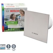 Resim Bosch F1700 Ws Dp125 Inoks Sessiz Banyo Aspiratörü-Fanı 145M3H Bosch