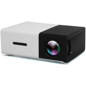 Resim Salange Yg300 Mini Led Projektör 64g Siyah, Eu Fiş 