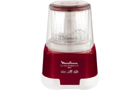 Resim Moulinex DP805G Doğrayıcı La Moulinette Plus Deluxe, Stand Mikser Aparatı Dahil, Beyaz/metalik Kırmızı 