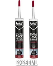Resim Selsil Ultra Tack No Naıl Ultra Güçlü Yapıştırıcı 2x290ml 