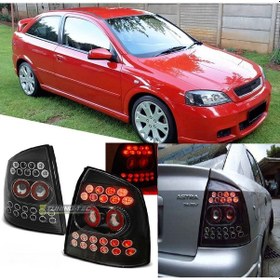 Resim Opel Astra G 1998-2004 3-5 Kapı H.b Siyah Ledli Arka Stop 