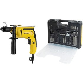 Resim Stanley Darbeli Matkap 700 Watt Sdh700ck + 100 Adet Aksesuar Seti 