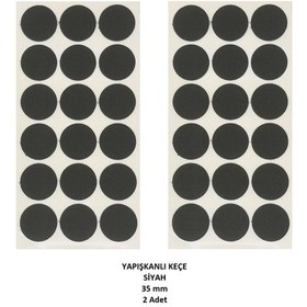 Resim Zemin Koruyucu, 35 mm Keçe, Siyah (2 Adet) 