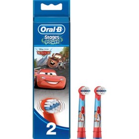 Resim Oral-B Cars Serisi Çocuk Yedek Diş Fırçası Başlığı 2'li 