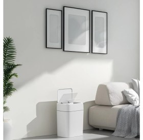 Resim Karen Banyo Otomatik Sensörlü Çöp Kovası Beyaz 12 Lt 4147 