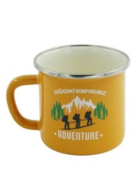 Resim Orcamp Emaye Kupa 330 Ml Sarı Adventure Hardal 
