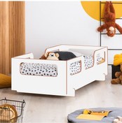 Resim MiniWood Mocha Montessori Yatak Tek Kişilik Mdf Karyola 