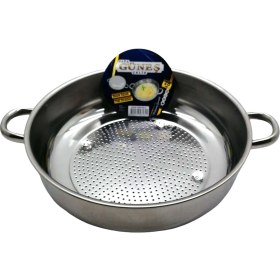 Resim Nemere No-2 - 28CM Basık Süzek Metal Süzgeç (4887) 