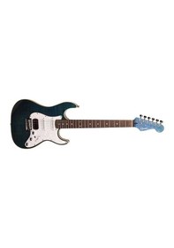 Resim Guson Superstrat Hss Elektro Gitar Quilted Mavi 