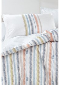 Resim Yataş Beddinng Benito Çift Kişilik Ranforce Nevresim Takımı - Yağ Yeşili 