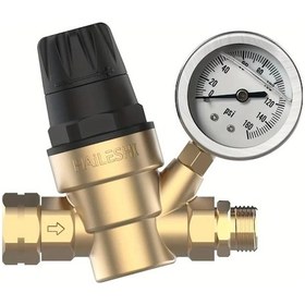 Resim Tongdashop Dn20 Pirinç Redüktör Vana Su Basınç Regülatörü Göstergeli Rv Bahçe 