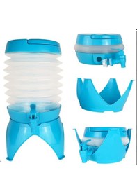 Resim Gaman Kamp-karavan-piknik İçin Taşınabilir Portatif 5 L Su Sebili Mavi 