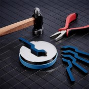 Resim Profesyonel Metal Damgalama Aleti - Mücevher Kalıpları İçin Kavisli Tasarım - Altın, Gümüş, Bakır, Demir ve Diğer Metaller İçin Uygundur 