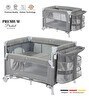 Resim Holmer Coolstyle Anne Yanı Park Yatak Multi Pro Oyun Parkı Beşik Gri 