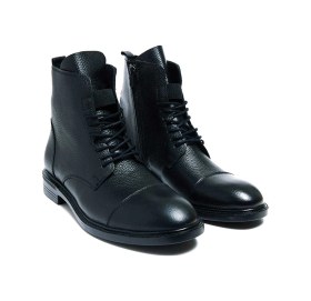 Resim Bestello Bağcıklı Kauçuk Düz Bot 028-2666-24k Erkek Bot Siyah 