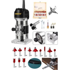 Resim Deko DKT3000MF Devir Ayarlı Freze Formika Makinesi Seti 