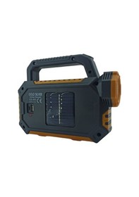 Resim 15w Güneş Enerjili Powerbank Özellikli Çok Fonksiyonlu Işıldak Fener Gs490 Açık Gri 