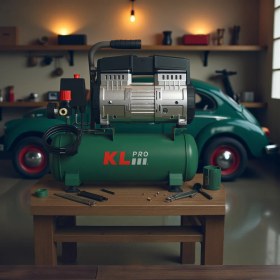 Resim KL Pro KLK8SH 8 Bar 8 Litre 2hp Sessiz ve Yağsız Hava Kompresörü 