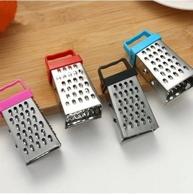 Resim 3 Fonksiyonlu Mıknatıslı Mini Sarımsak Peynir Rendesi 8 Cm Renkli 