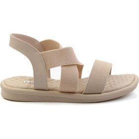 Resim Bej Kadın Sandalet K05257011715 Bej 