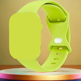 Resim Kelebek Tokalı Silikon Spor Saat Kayışı - Suya Dayanıklı Ayarlanabilir Bileklik, for IWatch SE/8/7/6/5/4/3/2/1 Ultra ile Uyumlu - Erkek ve Kadınlar için Yedek Kayış 