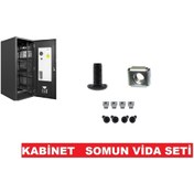 Resim CEKSAN Kabinet M6 Rack Kabin-server Kafes Somun+ Siyah Vida (m6x15) 100 Set 