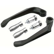 Resim Chuangyinshop Silvery 5 Renkli Motor Cnc Alüminyum Elcik Fren Debriyaj Kolu Koruma Kalkanı Aksesuar 