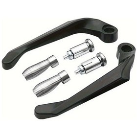 Resim Chuangyinshop Silvery 5 Renkli Motor Cnc Alüminyum Elcik Fren Debriyaj Kolu Koruma Kalkanı Aksesuar 