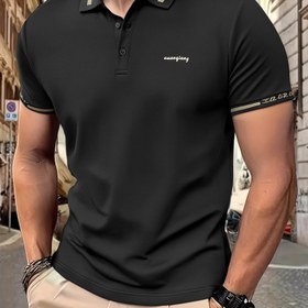 Resim Erkekler için Sevgililer Günü Hediyesi, Rahat Spor Golf Polo Gömlek, Üst, Kırışıklık Olmayan. 