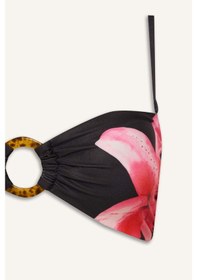 Resim Defacto Regular Fıt Çiçekli Siyah Bikini Üstü G5299ax26smbk81 Siyah-bk81 