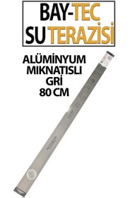 Resim Meşem Gri Mıknatıslı Su Terazisi 80 cm 