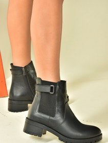 Resim Fox Shoes Siyah Hakiki Deri Kadın Bot N555053803 Siyah 