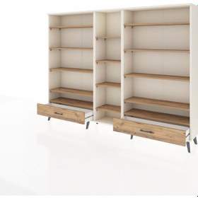 Resim Arges Dolap 14 Raflı 2 Çekmeceli 220x30x163 Aytaşı-çam Atlas Çam - Aytası 