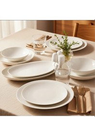 Resim Güral Porselen Atina 60 Parça Yemek Takımı Filesiz 