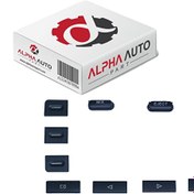 Resim Volkswagen için Radyo CD 16 Parça Tuş Düğme Kapak Tamir Takımı RCD 300 Alpha Auto Part