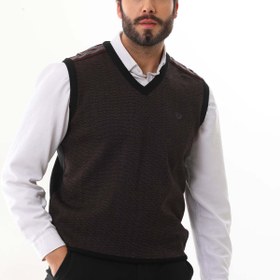 Resim Pelikan Erkek Çizgi Detaylı V Yaka Süveter 7624 Siyah 