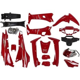 Resim Cup 100 Kaporta Seti Lifan Kırmızı Far+stop Arr1012 