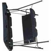 Resim Konesam Bahçe Salıncak Örtüsü Siyah - Su Geçirmez, Toz Koruyucu, Güneş Engeli - 190t Poliester Malzeme İle Dayanıklı 