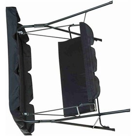 Resim Konesam Bahçe Salıncak Örtüsü Siyah - Su Geçirmez, Toz Koruyucu, Güneş Engeli - 190t Poliester Malzeme İle Dayanıklı 