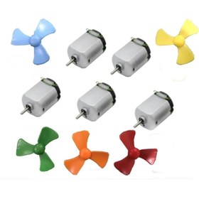 Resim LEDONLİNE 5 Motor Ve 5 Pervane Deney Seti R130 Mini Eğitici Motor Devresi 