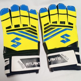 Resim Seftil Atlantis Kaleci Eldiveni Sarı-Mavi 