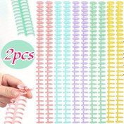 Resim 2 Adet Plastik Tarak Bağlama ve Düzenlemeye Uygun Kitap Cilt Bantları, Belge Defterleri & Klasör Yapımı İçin, Belge Ciltleme,Kolay Düzenleme,Esnek Bağlama,Yüksek kaliteli yüzükler,Hafif Bağlama,Belge Tutucular,Spiral Bobinler,Ofis Çalışanları,Öğrenciler 