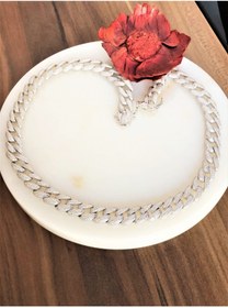Resim Jasmin Silver Full Taşlı Gurmet Gerdanlık 