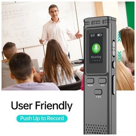 Resim Geekyou K66 Ses Kaydedici - 64gb Hafıza, 288 Saat Kayıt Süresi, 0.96" Renkli Ekran, 1536kbps Kalitesi, Ses Kontrolü Ve Dış Ses Çıkışı 