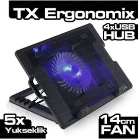 Resim TX Acnbergst Siyah 9"-17" Notebook Soğutucu 