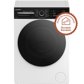 Resim Grundig Gpwm 104855 A Enerji Sınıfı 10kg 1400 Devir Çamaşır Makinesi Beyaz 