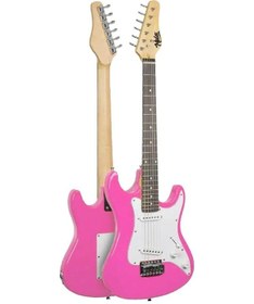 Resim Midex Ceg-36pk 8-12 Yaş Çocuklar İçin Amfili Full 3/4 36 İnç Elektro Gitar Seti Pembe 