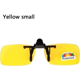 Resim Terokk Unisex Klip-polarize Sürüş Gözlükleri Uv400 Gündüz/gece Kullanım Flip-up Lensyellow51 Mor 