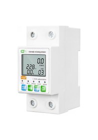 Resim Mufunye Tuya Wifi Akıllı Otomatik Tekrar Kapanan Koruyucu Çok Fonksiyonlu Akım Gerilim İzleme Ölçer Lcd Ekra 